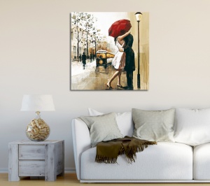 Tablou KC042 Multicolor 45x45x3 cm - Img 2