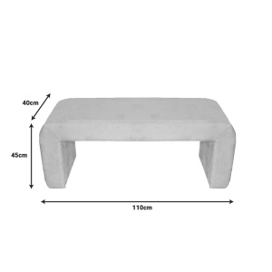 Taburet Gagga Pako World Verde 110x40x45 cm - Img 2