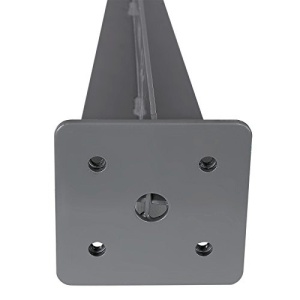Tarus metal, Songmics, Gri, 46x11.5x11.5 cm - Img 5