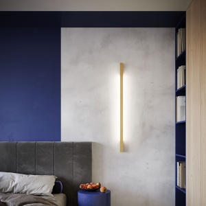 Aplica perete LED Sappo Auriu 3000K 4x6.5x150 cm - Img 10
