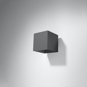 Aplica perete Quad Antracit 10x12x10 cm - Img 2