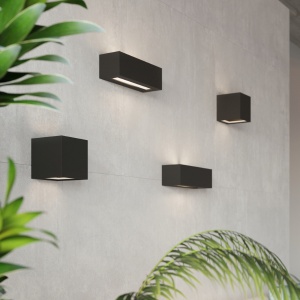 Aplica Vega din ceramica Negru 32.5x9.5x9.5 cm - Img 8