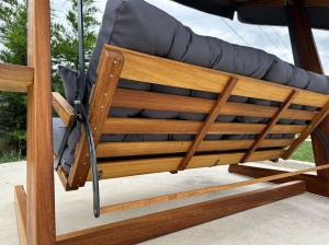 Balansoar cu 3 locuri Sia 2400 Antracit 236x190x175 cm - Img 5