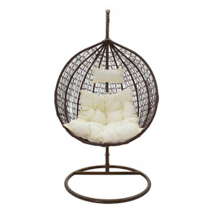 Balansoar de Gradina Zafer Maro - Bej 106x103x200 cm - Img 3