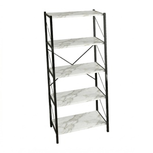 Biblioteca, Bimblem, Alb, 30x60x150 cm - Img 2