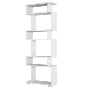 Bibliotecă Blok Alb 60x165x19.5 cm - Img 3