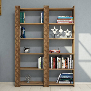 Biblioteca City 2 - Walnut, Walnut - Img 2