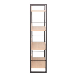 Biblioteca Dorfie Negru 70x30x124.5 cm - Img 4
