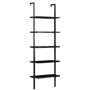 Biblioteca Harris negru 60x22x200cm