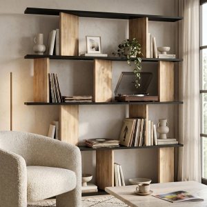 Biblioteca LED, Ratu, Pako, Nuc 120x24.6x141 cm