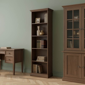 Biblioteca Mozart Walnut 60x34.5x202.5 cm