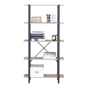Biblioteca, Nebranzo, Stejar, 80x34x155.3 cm - Img 3
