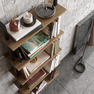 Biblioteca Piante Walnut-Negru - Img 3