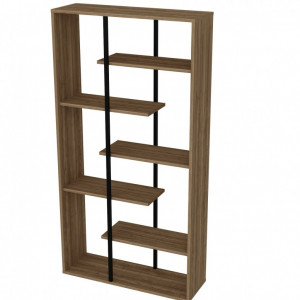 Biblioteca Presto Walnut-Negru - Img 3