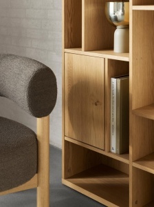 Biblioteca Rangoon, Natural, 180x90x30 cm - Img 3