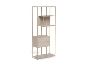 Biblioteca Seaford, Gri, 185x77x35 cm - Img 3