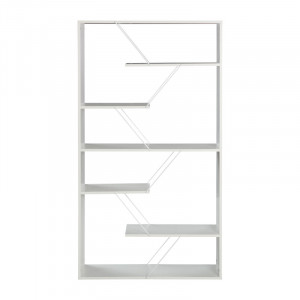Biblioteca Tars alb 84x24x157cm - Img 2
