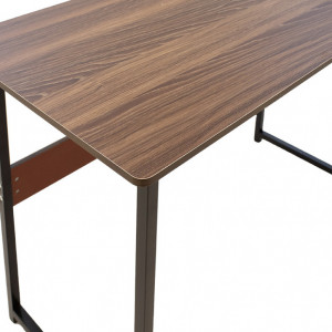 Birou Fulk Walnut - Negru 100x48x72 cm - Img 3