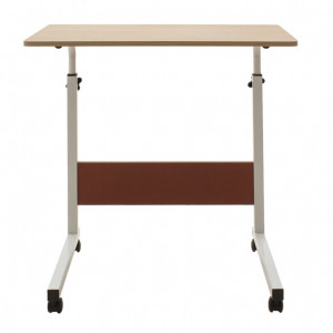 Birou Piper Oak - Alb 60x40x69-90 cm - Img 5