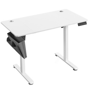 Birou reglabil Songmics Alb 120x60x120 cm - Img 2