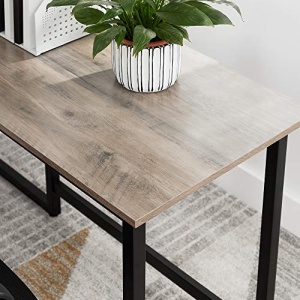 Birou, Vasagle, Negru-Ivoar, 140x130x92.2 cm - Img 3
