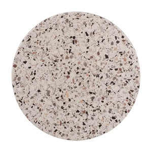 Blat de masa Rotund, Mala, Gri, 70x70x2.5 cm
