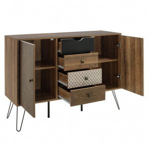 Bufet Boho Walnut 122x39.5x86 cm - Img 4