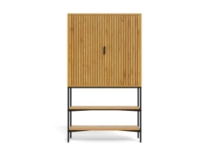 Cabinet Jaipur V1, Natural, 140x80x40 cm - Img 7