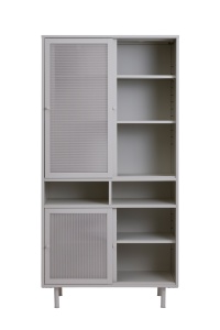 Cabinet VEEP, Gri deschis, 40x180x90 cm - Img 3