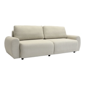 Canapea extensibila 3 locuri, Hungie, Bej, 250x92x89 cm - Img 2