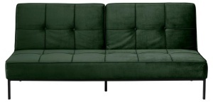 Canapea extensibila Perugia, Verde, 87x198x95 cm - Img 5