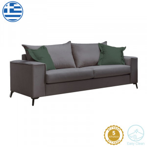 Canapea Verona 3 locuri antracit - perne chiparos 225x93x100cm