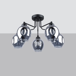 Candelabru Fillan Negru 59x59x36 cm - Img 2
