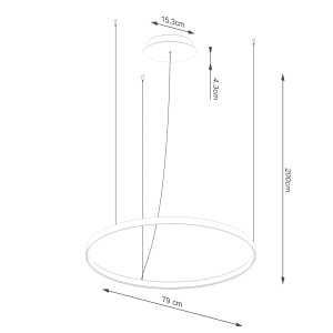 Candelabru LED Rio Eik Negru 3000K 79x79x200 cm - Img 9
