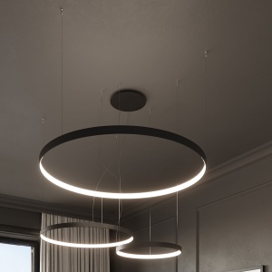 Candelabru LED Rio Negru 3000K 55x55x150 cm - Img 17