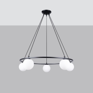 Candelabru Yoli Negru 80x80x98 cm - Img 2
