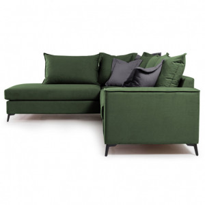 Coltar Dreapta Boston Verde Inchis - Gri Inchis 290x235x95 cm - Img 3
