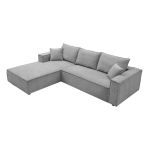 Coltar dreapta Maden, Gri, 279x203x90 cm - Img 3