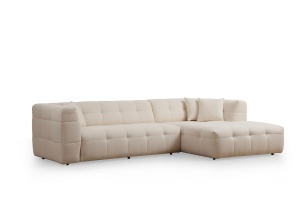 Colțar modular dreapta Cady Bej 300x150x72 cm - Img 5