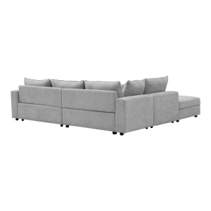 Coltar modular, Navaro, Pako, Gri 281x256x85 cm - Img 7