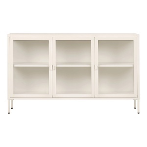 Comoda Brisbane, Alb pal, 40x140x85 cm - Img 5