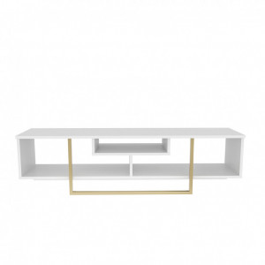 Comoda TV Asal 150 - Alb, Gold - Img 6