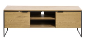 Comoda TV CESURA, Stejar deschis, 45x55x155 cm