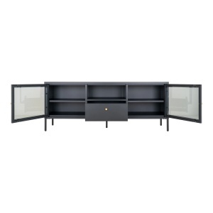 Comoda TV Dalby, Negru, 35x150x60 cm