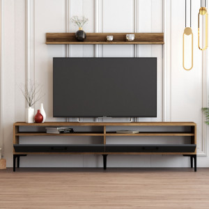 Comoda TV Istanbul - Walnut, Antracit - Img 3