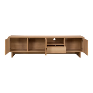 Comoda TV Jenfia, Natural, 180x39x45.5 cm - Img 3