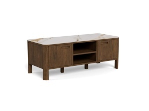 Comoda TV Southampton, Bej, 45x120x40 cm - Img 2