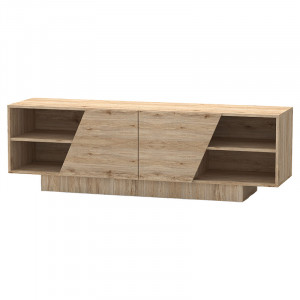 Comoda TV Stevie sonoma 160x40x50cm - Img 4