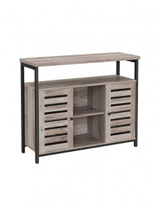 Comoda, Vasagle, LSC79BX, Maro Rustic, 35 x 100 x 81 cm