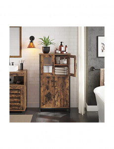 Consola depozitare, Vasagle, Maro Rustic, LSC260B01, 30 x 60 x 108 cm - Img 3
